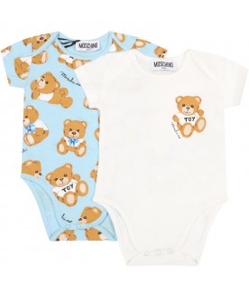 Set multicolor per neonato con teddy bear