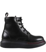 Alexander McQueen Black boots for kids