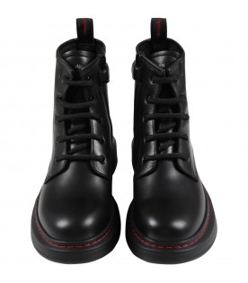 Black boots for kids