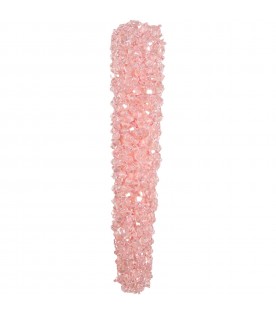 Pink headband for girl with crystals