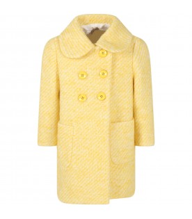 Yellow coat for girl