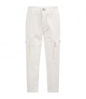 Ivory trousers for boy