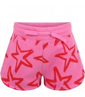 Fuchsia short for girl with red stars