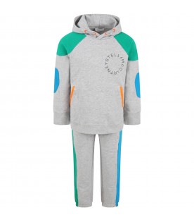 Gray tracksuit for boy