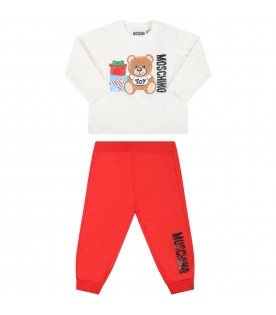 Multicolor set for baby kids with teddy bear
