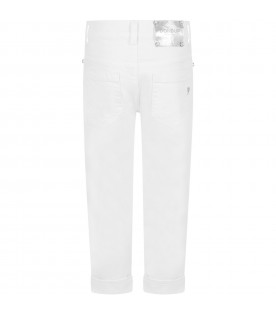 White jeans for girl