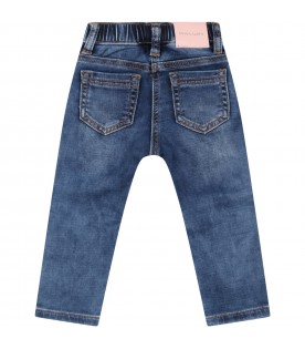 Blue jeans for baby girl with Aristocats