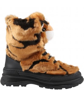 Multicolor boots for kids with lion