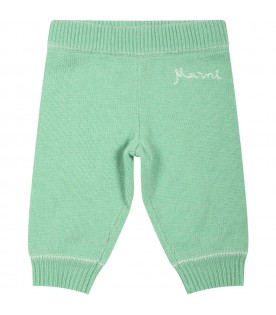 Green trouser for baby boy