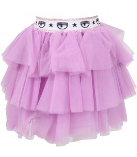 Lilac skirt for girl