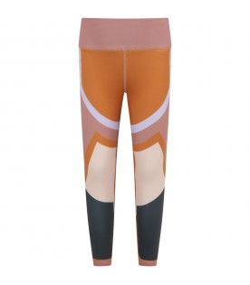 Color block leggings for girl