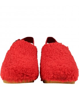 Sandali rossi per bambina