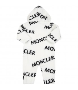 White babygrow for baby kids with logos