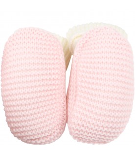 Multicolor baby bootee for baby girl
