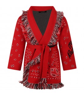 Red cardigan for kids
