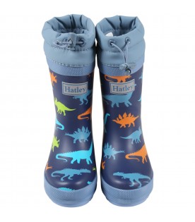 Blue rain-boots for boy