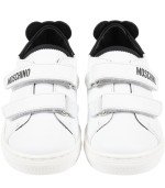 Moschino Kids White sneakers for kids with Teddy Bear