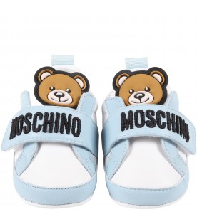 Multicolor sneakers for baby boy with Teddy Bear