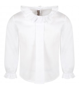 White blouse for girl