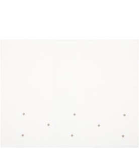 White set for baby kids with polka-dots