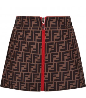 Reversible skirt for girl