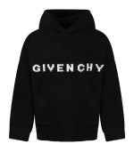 Givenchy Kids Black sweater for kids with logo