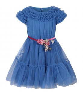 Blue dress for girl