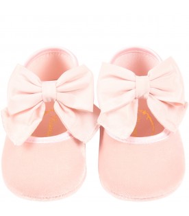 Pink ballerinas for baby girl