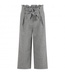 Pantalone grigio per bambina