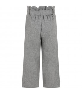 Grey pants for girl