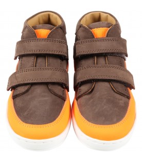 Brown sneakers for boy