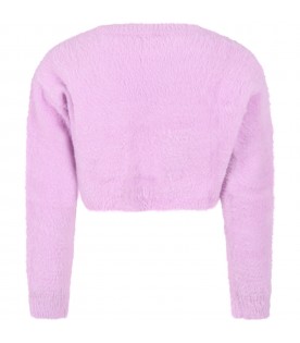 Purple sweater for girl