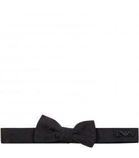 Black bow tie for baby boy