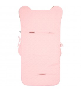 Sacco nanna rosa per neonata con logo
