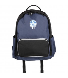 Multicolor backpack for boy with logo
