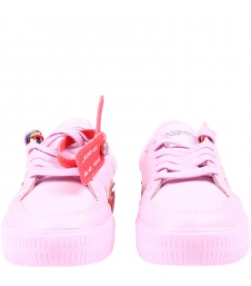 Pink sneakers for girl