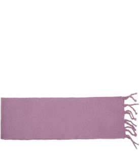 Purple scarf for kids with finges