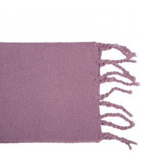 Purple scarf for kids with finges