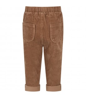 Brown trousers for boy
