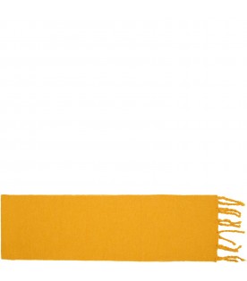 Orange scarf for kids with finges