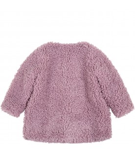 Purple coat for baby girl