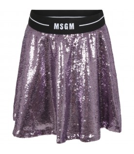Purple skirt for girl