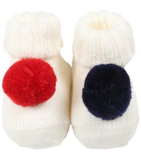 Ivory baby bootee for baby kids