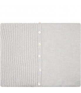Grey blanket for baby kids
