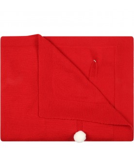 Red blanket for baby kids