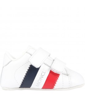 White sneakers for baby boy
