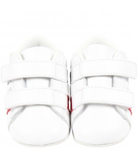 White sneakers for baby boy