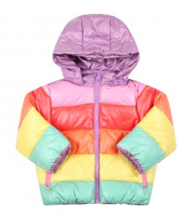 Multicolor jacket for baby girl