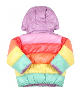 Multicolor jacket for baby girl