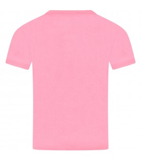 Pink t-shirt for girl with gift box